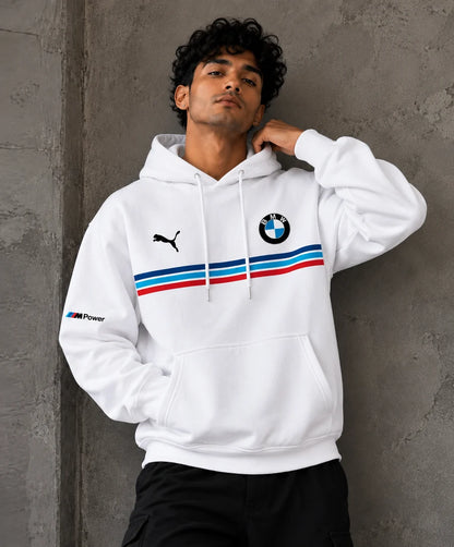 BMW M Heritage White Oversized Hoodie