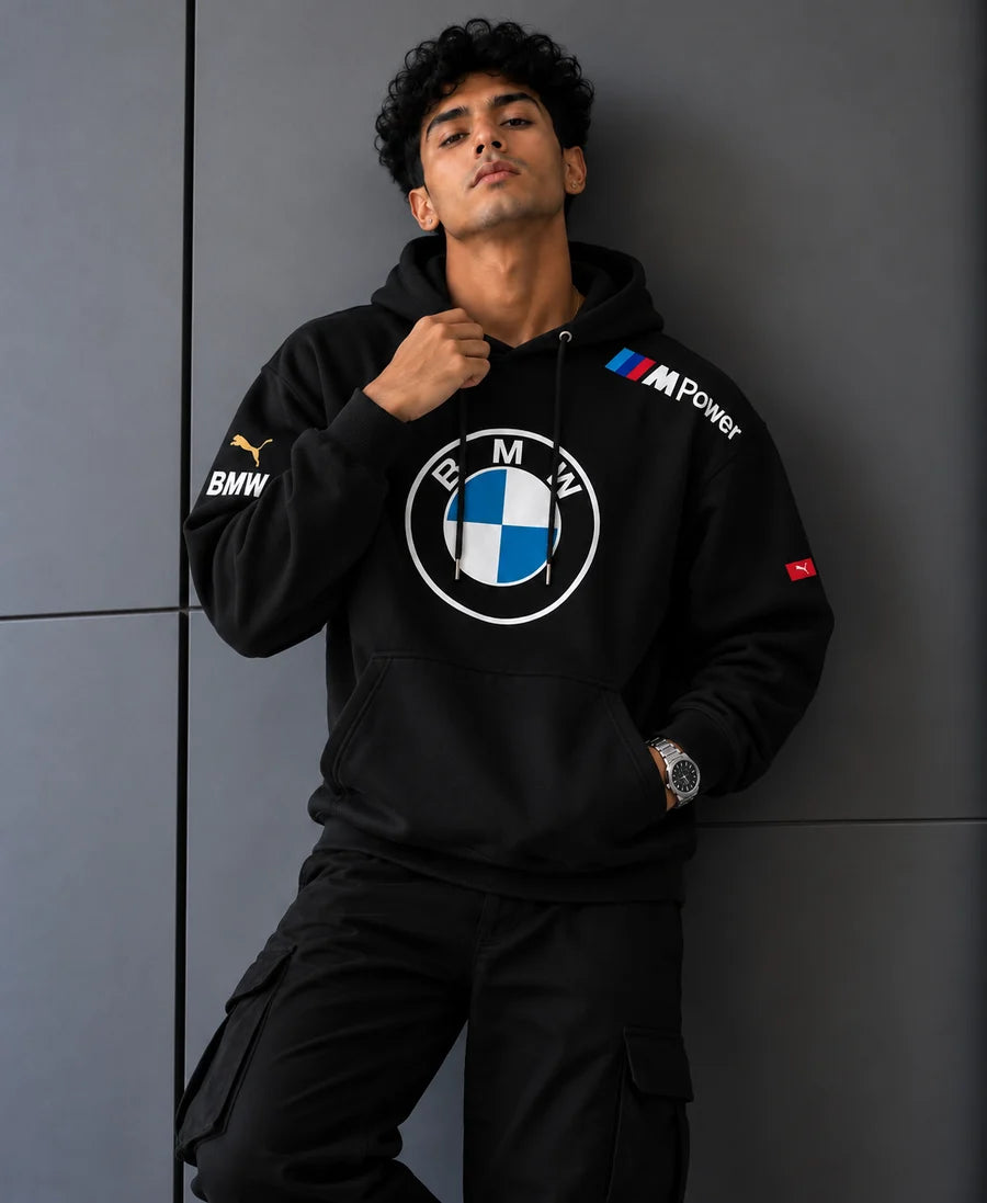 BMW Motorsport Inspired Black M Power Oversized Hoodie