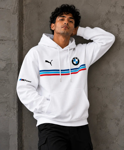 BMW M Heritage White Oversized Hoodie
