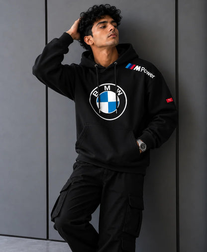 BMW Motorsport Inspired Black M Power Oversized Hoodie